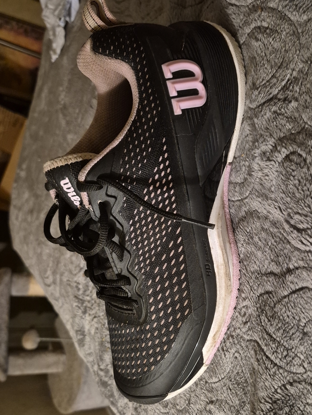 🔥 Wilson Rush Pro 4.5 Court Shoes Pink/Black